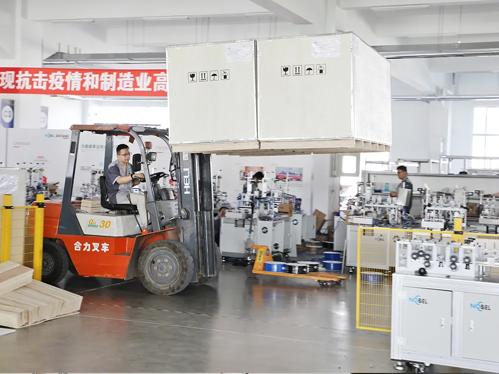 vocational training equipment loading